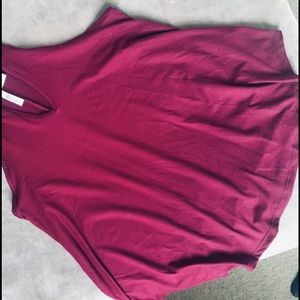 Super soft red sexy top